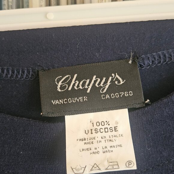 Vintage Chapy's Vancouver Made in Italy Short Sleeved Top - Picture 2 of 4